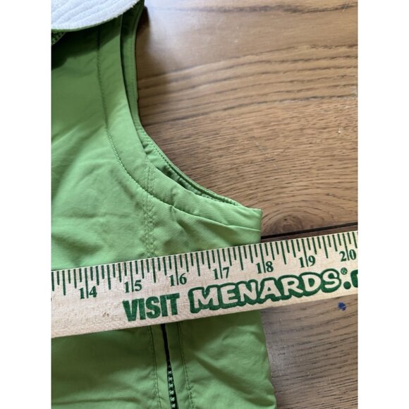 LL Bean Vest Women Size XS Regular Green Full Zip Pockets Jacket Preppy Outdoor - Picture 5 of 10